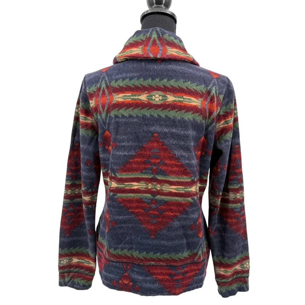 LRL Lauren Jeans Co Womens Jacket Vintage‎ Southwestern Shawl Collar Medium